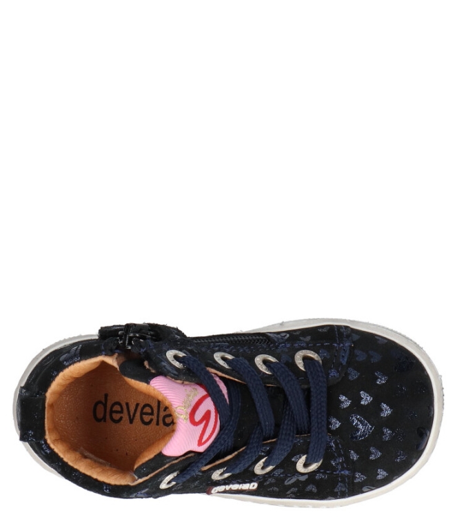 Develab sneaker <span>41426 639</span> 41426 639 blauw - www.bremmerschoenen.info - Bremmer Schoenen