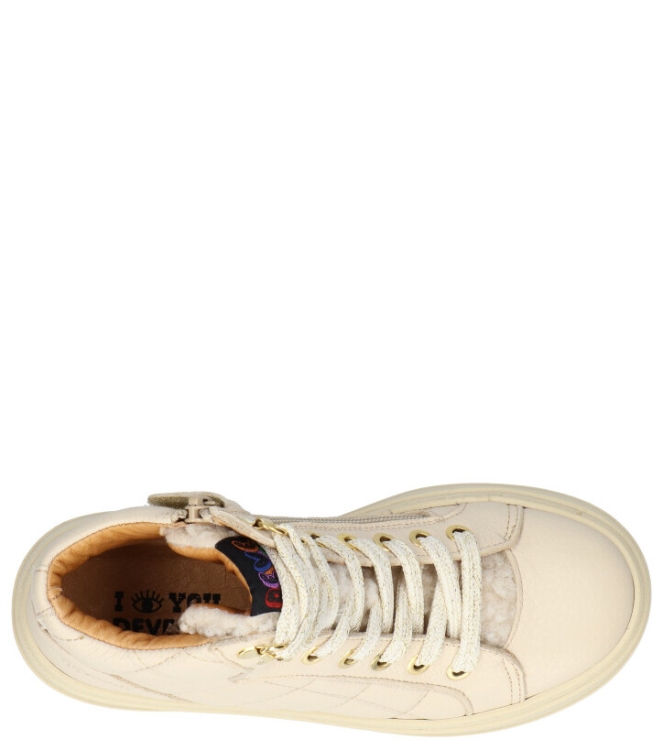 Develab sneaker <span>41438 222</span> 41438 222 beige - www.bremmerschoenen.info - Bremmer Schoenen