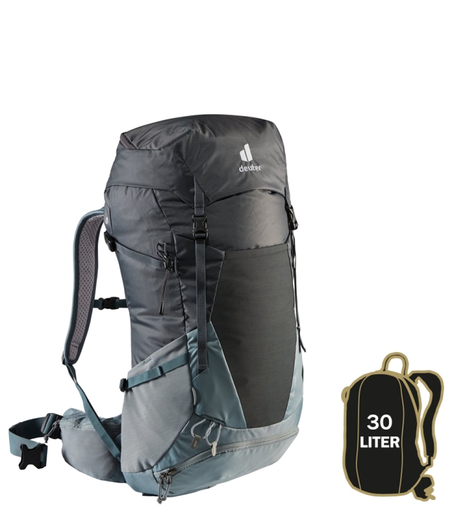 Deuter rugtas <span>DR3400721-4409 Futura 30 SL</span> DR3400721-4409 Futura 30 SL grijs - www.bremmerschoenen.info - Bremmer Schoenen