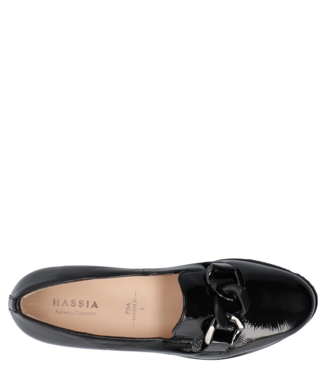 Hassia instapper <span>301536 0100 Pisa</span> 301536 0100 Pisa zwart - www.bremmerschoenen.info - Bremmer Schoenen