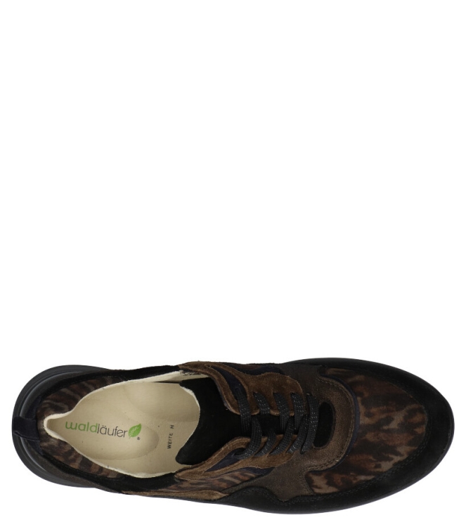 Waldlaufer sneaker <span>760002 510 709 H-Rosa</span> 760002 510 709 H-Rosa zwart - www.bremmerschoenen.info - Bremmer Schoenen