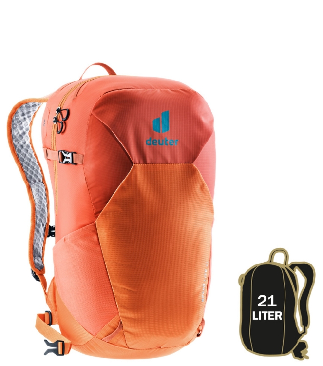 Deuter rugtas <span>DR3410222-9906 Speed Lite 21</span> DR3410222-9906 Speed Lite 21 oranje - www.bremmerschoenen.info - Bremmer Schoenen
