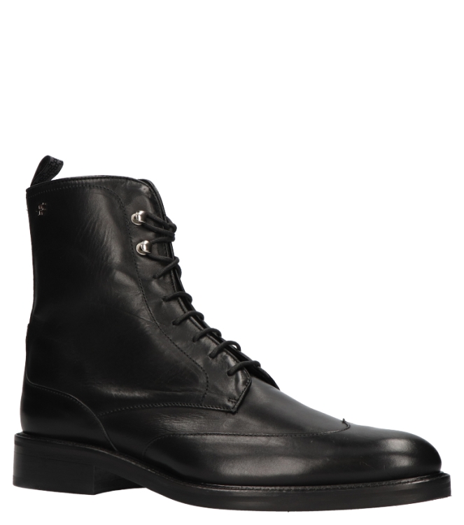 Floris van Bommel veterboot <span>Zurichi 03.00 SFW-80021 10-01</span> Zurichi 03.00 SFW-80021 10-01 zwart - www.bremmerschoenen.info - Bremmer Schoenen