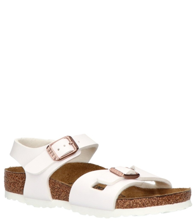 Birkenstock Sandaal <span>1024374 Rio Kids</span> 1024374 Rio Kids wit - www.bremmerschoenen.info - Bremmer Schoenen