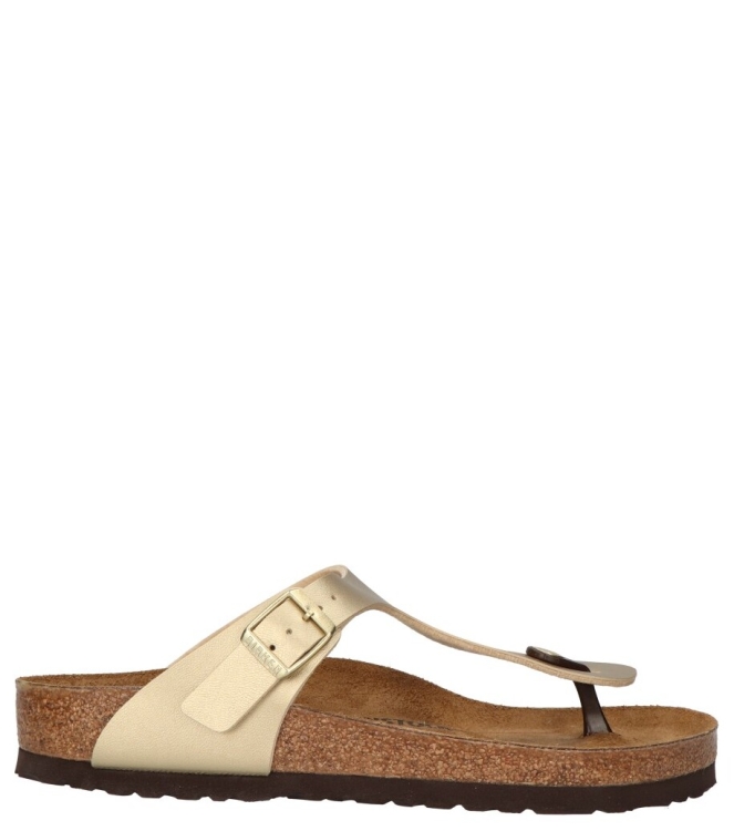 Birkenstock slipper <span>1016108 Gizeh</span> 1016108 Gizeh goud - www.bremmerschoenen.info - Bremmer Schoenen