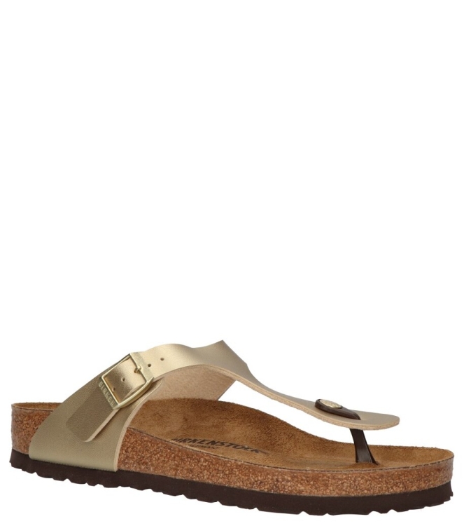 Birkenstock slipper <span>1016108 Gizeh</span> 1016108 Gizeh goud - www.bremmerschoenen.info - Bremmer Schoenen