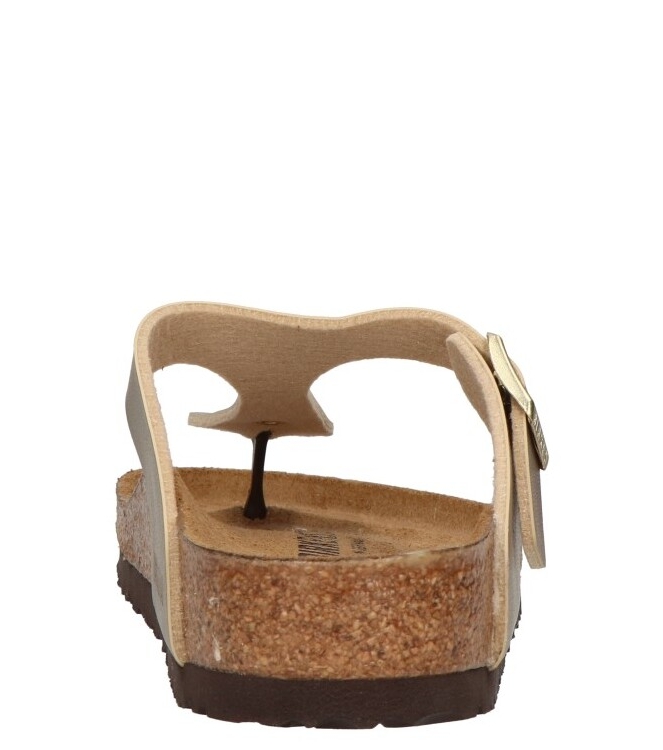 Birkenstock slipper <span>1016108 Gizeh</span> 1016108 Gizeh goud - www.bremmerschoenen.info - Bremmer Schoenen