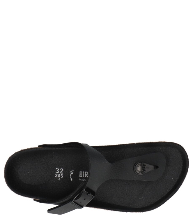 Birkenstock slipper <span>1024387 Gizeh Kids BF</span> 1024387 Gizeh Kids BF zwart - www.bremmerschoenen.info - Bremmer Schoenen