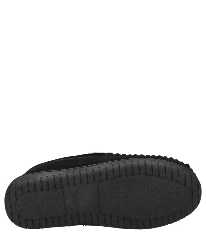 Warmbat pantoffel <span>Grizzly men GRZ4410 99 Black</span> Grizzly men GRZ4410 99 Black zwart - www.bremmerschoenen.info - Bremmer Schoenen