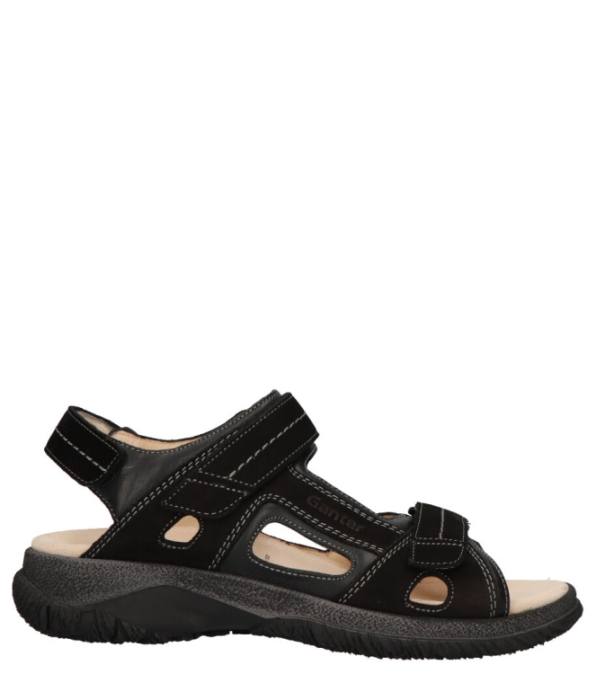 Ganter sandaal <span>257128 0100 Giovanni</span> 257128 0100 Giovanni zwart - www.bremmerschoenen.info - Bremmer Schoenen