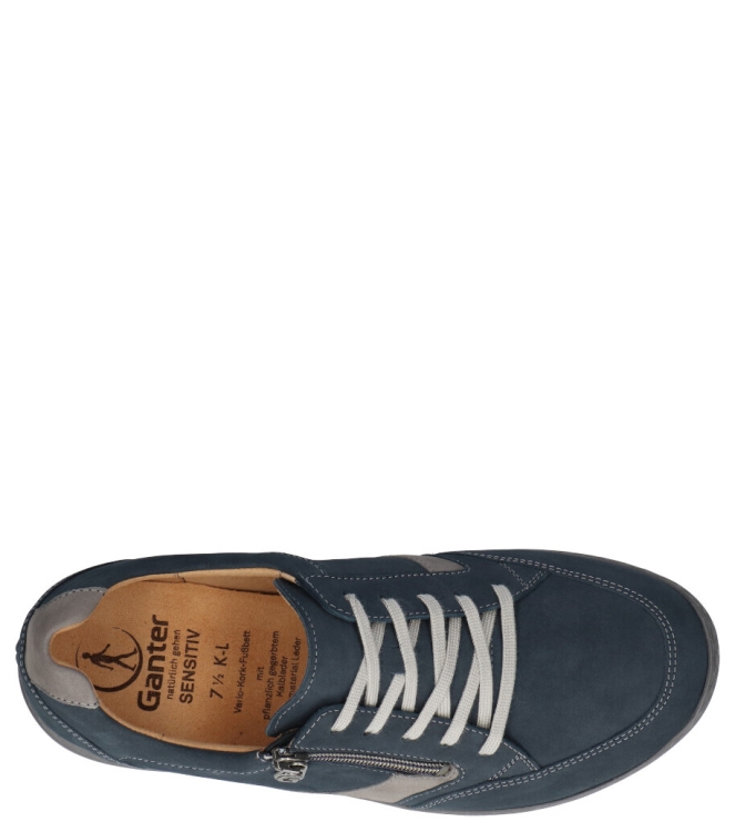 Ganter sneaker <span>259848 3763 Karl-Ludwig</span> 259848 3763 Karl-Ludwig blauw - www.bremmerschoenen.info - Bremmer Schoenen