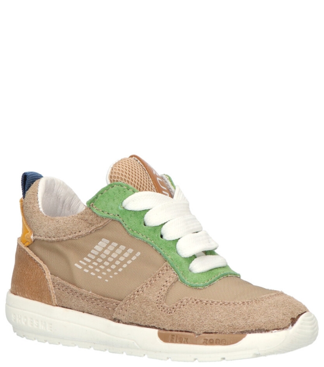 Shoesme Shoesme sneaker <span>RF23S049-D</span> brown beige green Shoesme sneaker <span>RF23S049-D</span> RF23S049-D groen - www.bremmerschoenen.info - Bremmer Schoenen