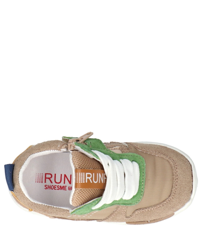 Shoesme Shoesme sneaker <span>RF23S049-D</span> brown beige green Shoesme sneaker <span>RF23S049-D</span> RF23S049-D groen - www.bremmerschoenen.info - Bremmer Schoenen