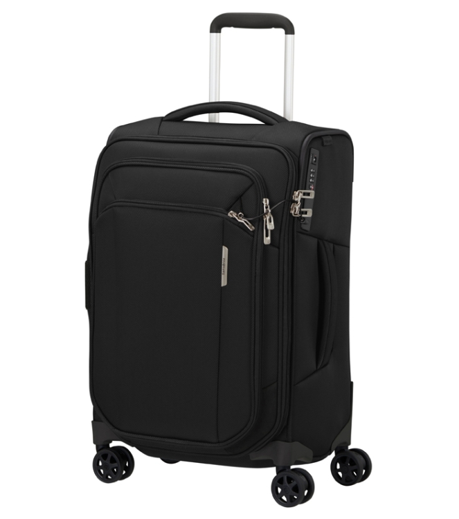 Samsonite Trolley <span>143325 7416 Respark Spinner 55</span> 143325 7416 Respark Spinner 55 zwart - www.bremmerschoenen.info - Bremmer Schoenen