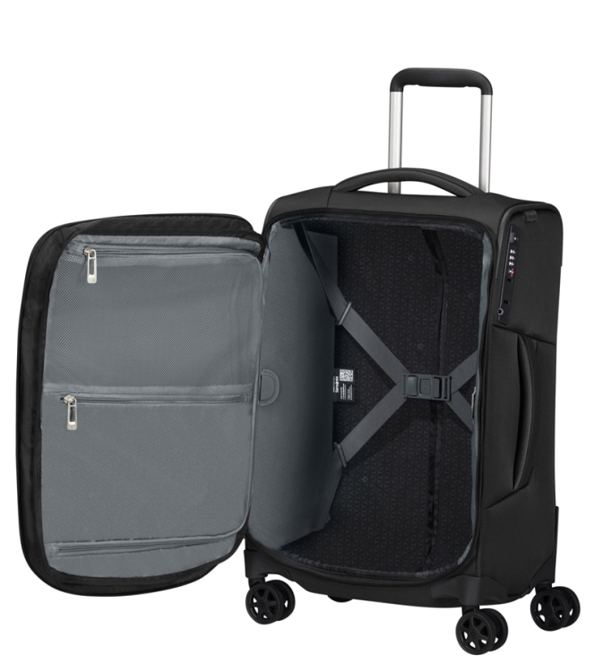 Samsonite Trolley <span>143325 7416 Respark Spinner 55</span> 143325 7416 Respark Spinner 55 zwart - www.bremmerschoenen.info - Bremmer Schoenen