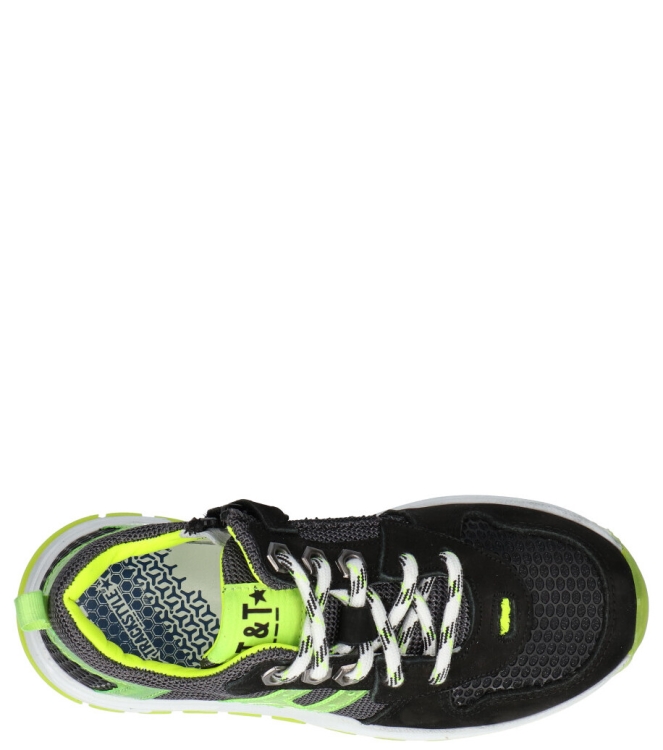 Track style sneaker <span>323355 589 Peter Pijl</span> 323355 589 Peter Pijl zwart - www.bremmerschoenen.info - Bremmer Schoenen