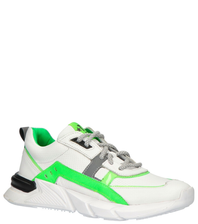 Track style sneaker <span>323340 500 Ruben Race</span> 323340 500 Ruben Race wit - www.bremmerschoenen.info - Bremmer Schoenen