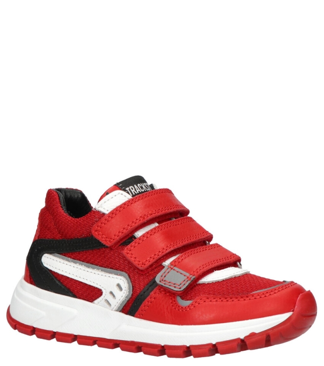 Track style klittenbandschoen <span>323322 441 Paul Pijl</span> 323322 441 Paul Pijl rood - www.bremmerschoenen.info - Bremmer Schoenen