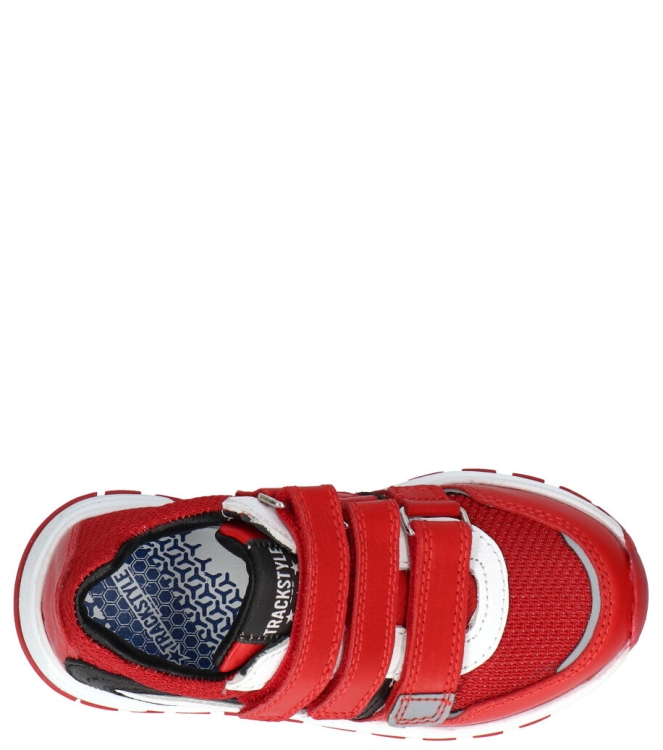Track style klittenbandschoen <span>323322 441 Paul Pijl</span> 323322 441 Paul Pijl rood - www.bremmerschoenen.info - Bremmer Schoenen