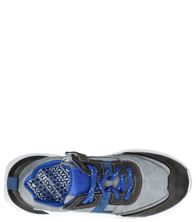 Track style sneaker <span>323340 484 Ruben Race</span> 323340 484 Ruben Race grijs - www.bremmerschoenen.info - Bremmer Schoenen