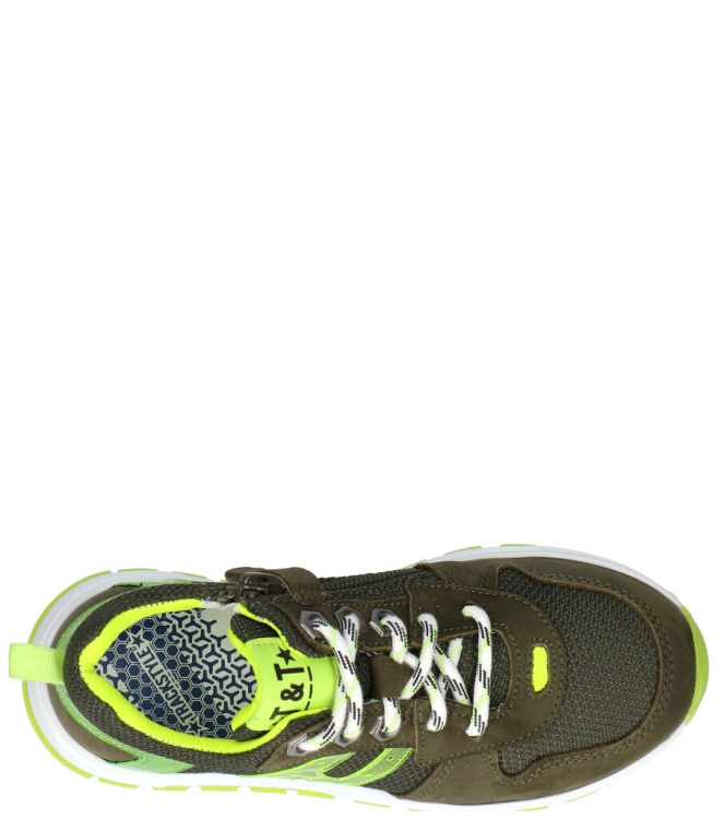 Track style sneaker <span>323356 169 Peter Pijl</span> 323356 169 Peter Pijl groen - www.bremmerschoenen.info - Bremmer Schoenen
