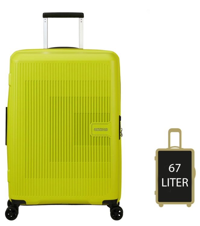 AT koffer <span>146820 A067 Aerostep Spinner 67</span> 146820 A067 Aerostep Spinner 67 groen - www.bremmerschoenen.info - Bremmer Schoenen