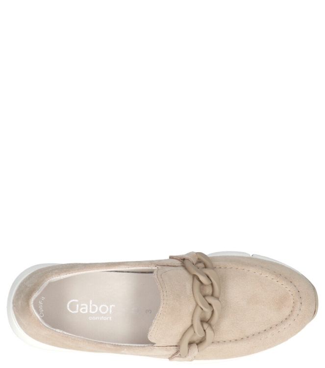 Gabor instapper <span>26.485.33</span> 26.485.33 beige - www.bremmerschoenen.info - Bremmer Schoenen