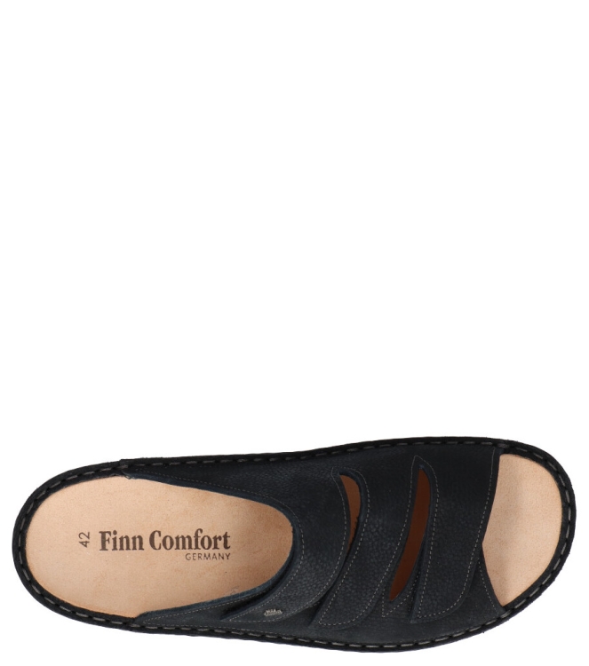 Finn Comfort slipper <span>1508 049413 Korfu</span> 1508 049413 Korfu blauw - www.bremmerschoenen.info - Bremmer Schoenen