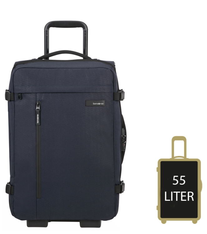 Samsonite reistas met wielen <span>143269 1247 Roader Duffle 55</span> 143269 1247 Roader Duffle 55 blauw - www.bremmerschoenen.info - Bremmer Schoenen