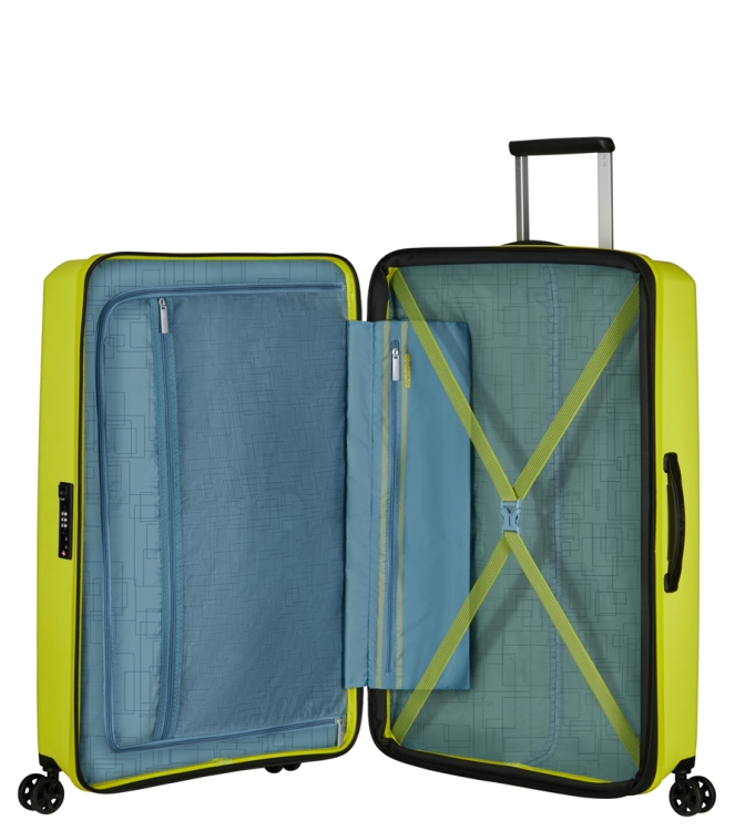 AT Koffer <span>146821 A067 Aerostep Spinner 77</span> 146821 A067 Aerostep Spinner 77 groen - www.bremmerschoenen.info - Bremmer Schoenen