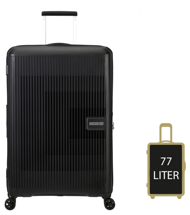 AT Koffer <span>146821 1041 Aerostep Spinner 77</span> 146821 1041 Aerostep Spinner 77 zwart - www.bremmerschoenen.info - Bremmer Schoenen