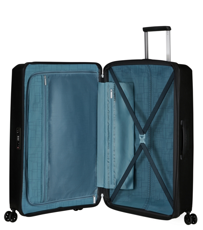 AT Koffer <span>146821 1041 Aerostep Spinner 77</span> 146821 1041 Aerostep Spinner 77 zwart - www.bremmerschoenen.info - Bremmer Schoenen