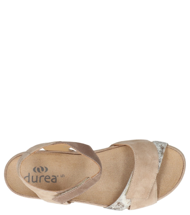 Durea sandaal <span>7403 024 0277</span> 7403 024 0277 beige - www.bremmerschoenen.info - Bremmer Schoenen