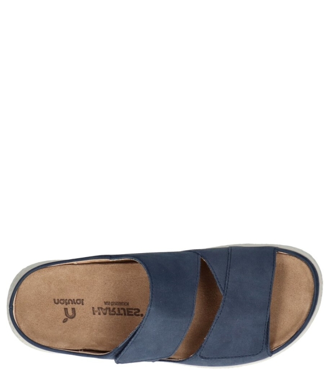 Hartjes slipper <span>122.1221 48/00 Groove</span> 122.1221 48/00 Groove blauw - www.bremmerschoenen.info - Bremmer Schoenen