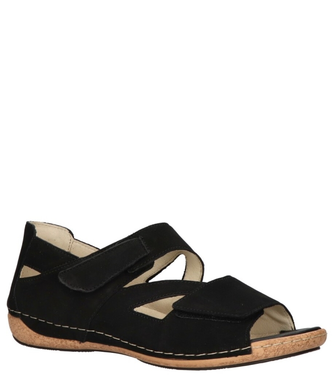 Waldlaufer sandaal <span>342025 191 001 Heliett</span> 342025 191 001 Heliett zwart - www.bremmerschoenen.info - Bremmer Schoenen