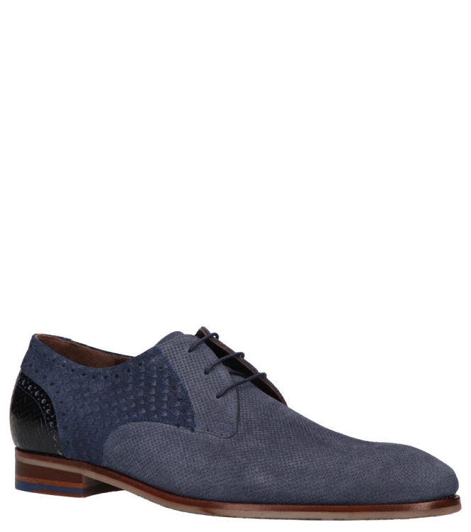 Floris van Bommel geklede schoen <span>De Stapper 17.95 SFM-30161 40-08</span> De Stapper 17.95 SFM-30161 40-08 blauw - www.bremmerschoenen.info - Bremmer Schoenen