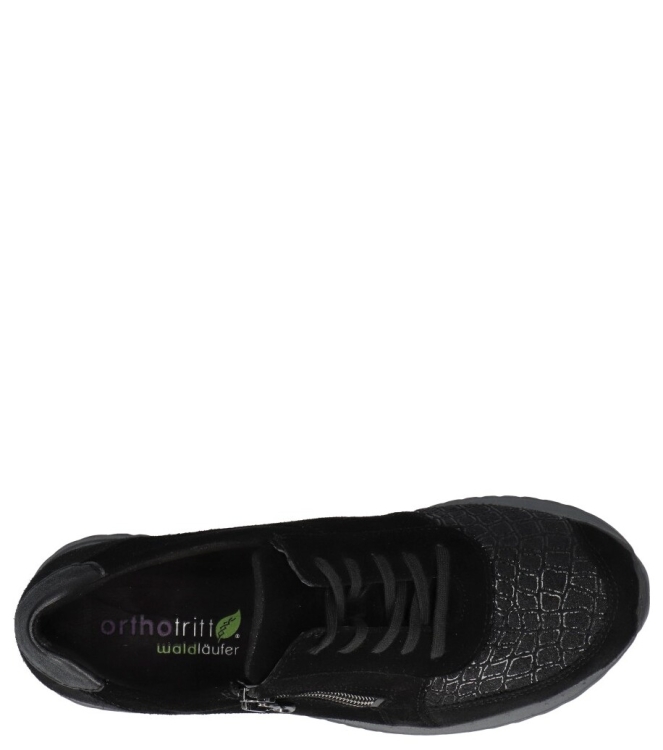 Waldlaufer sneaker <span>752H02 303 001 H-Vicky</span> 752H02 303 001 H-Vicky zwart - www.bremmerschoenen.info - Bremmer Schoenen