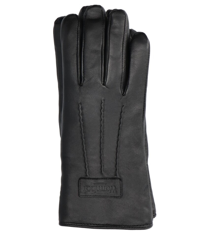 Warmbat handschoenen <span>Gloves Women GLO302099 Leather Black</span> Gloves Women GLO302099 Leather Black zwart - www.bremmerschoenen.info - Bremmer Schoenen