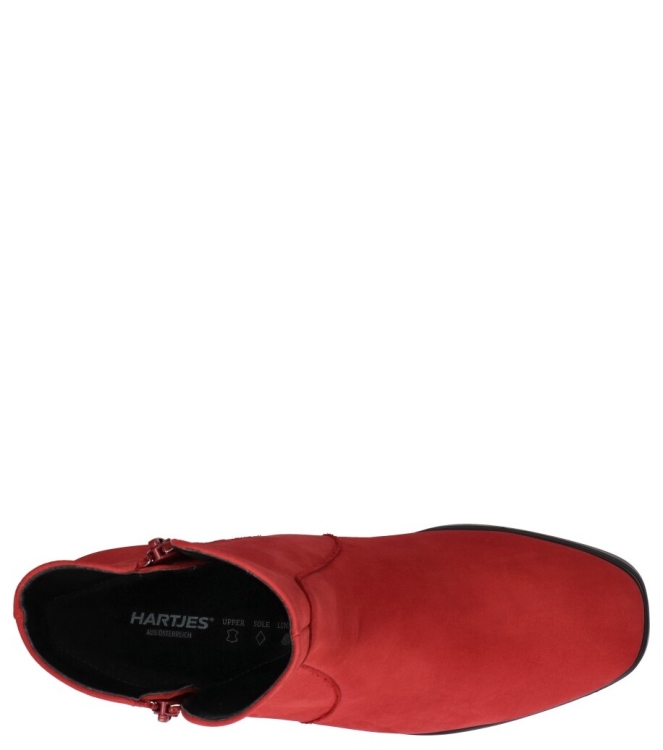 Hartjes enkellaars <span>172.1902 55/00 Blues</span> 172.1902 55/00 Blues rood - www.bremmerschoenen.info - Bremmer Schoenen