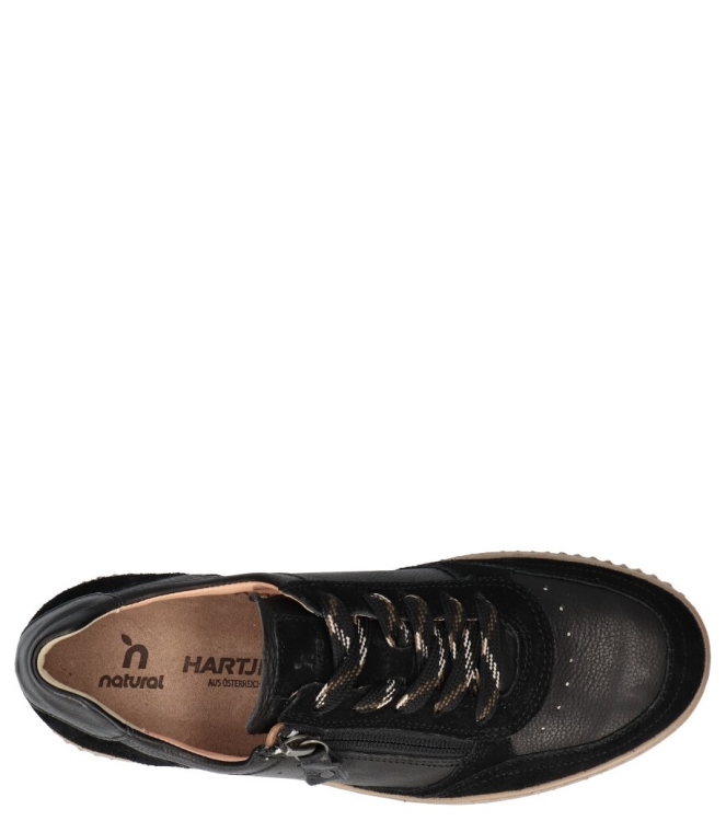 Hartjes sneaker <span>162.1952 01/01 Boogie</span> 162.1952 01/01 Boogie zwart - www.bremmerschoenen.info - Bremmer Schoenen