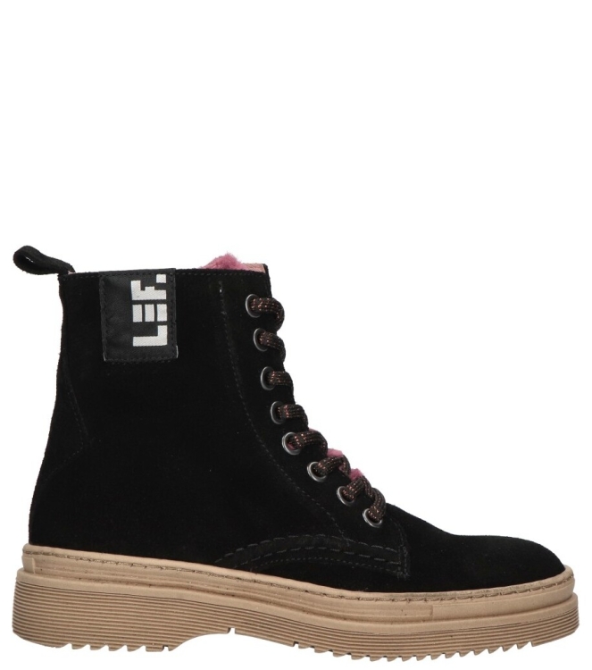 LEF veterboot <span>LF202317.70 9836</span> LF202317.70 9836 zwart - www.bremmerschoenen.info - Bremmer Schoenen