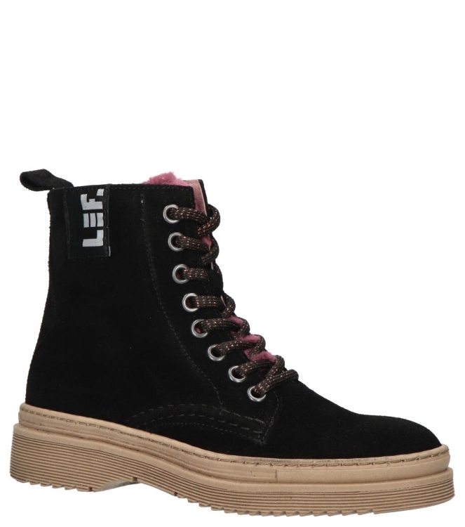 LEF veterboot <span>LF202317.70 9836</span> LF202317.70 9836 zwart - www.bremmerschoenen.info - Bremmer Schoenen