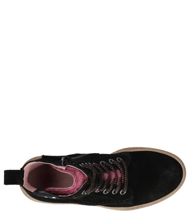 LEF veterboot <span>LF202317.70 9836</span> LF202317.70 9836 zwart - www.bremmerschoenen.info - Bremmer Schoenen