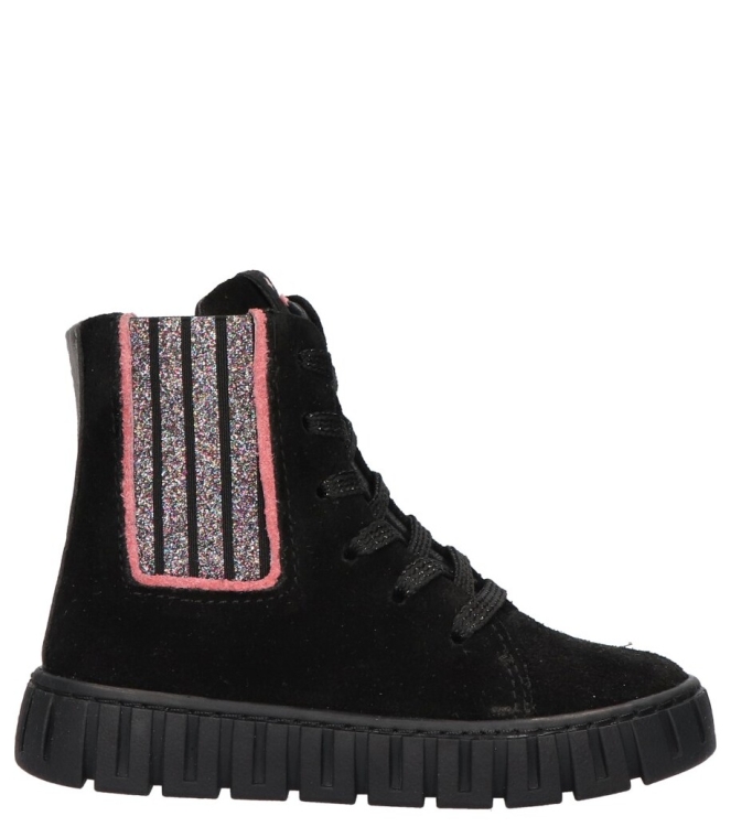 Jochie-Freaks sneaker <span>JF-23162 200 Brune</span> JF-23162 200 Brune zwart - www.bremmerschoenen.info - Bremmer Schoenen