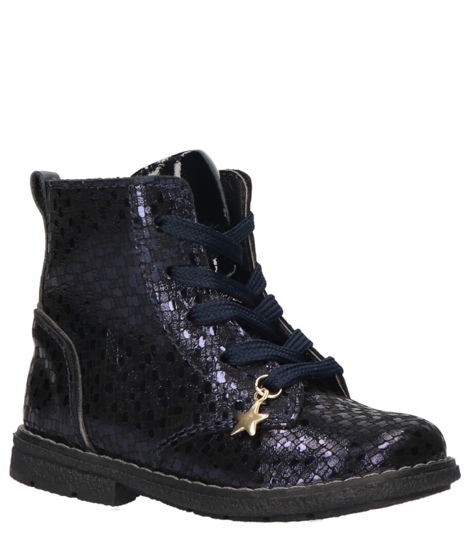 Jochie-Freaks veterboot <span>JF-23170 720 Bernis</span> JF-23170 720 Bernis blauw - www.bremmerschoenen.info - Bremmer Schoenen