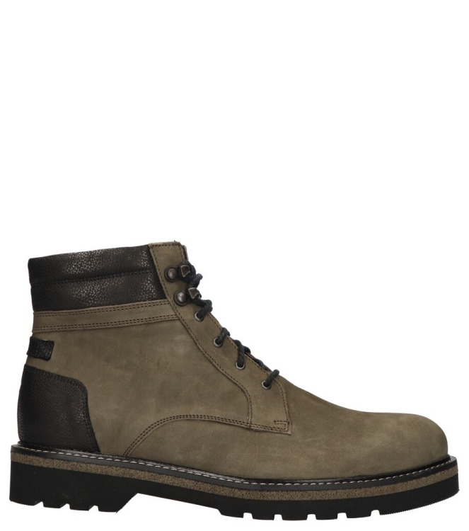 Gijs veterboot <span>2125 018 0760</span> 2125 018 0760 groen - www.bremmerschoenen.info - Bremmer Schoenen