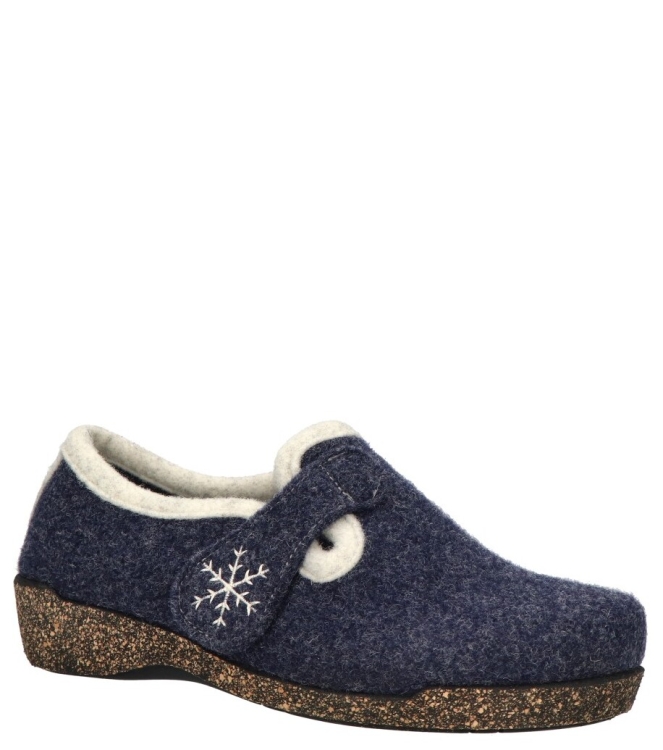 Fischer pantoffel <span>205620 501</span> 205620 501 blauw - www.bremmerschoenen.info - Bremmer Schoenen