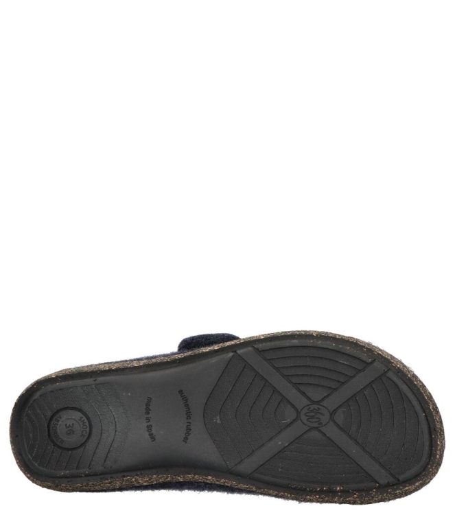 Fischer pantoffel <span>205620 501</span> 205620 501 blauw - www.bremmerschoenen.info - Bremmer Schoenen