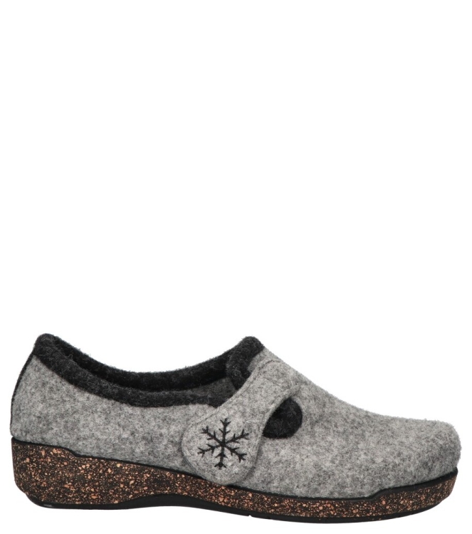 Fischer pantoffel <span>205620 666</span> 205620 666 grijs - www.bremmerschoenen.info - Bremmer Schoenen