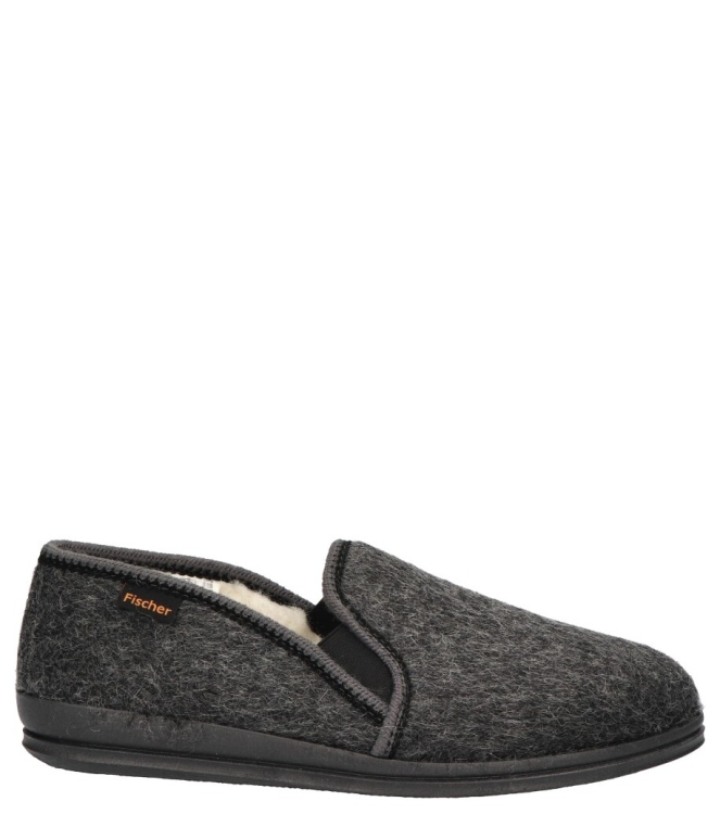 Fischer pantoffel <span>2610 82</span> 2610 82 grijs - www.bremmerschoenen.info - Bremmer Schoenen